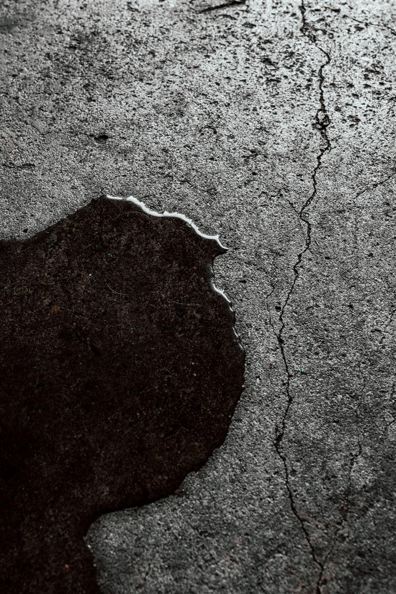 Water seeping through a basement wall